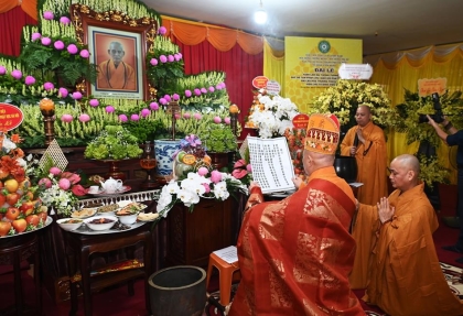 Hà Nội: Lễ tưởng niệm tuần lâm Đại tường Đức Đệ tam Pháp chủ 